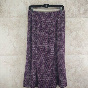 31" Boho Chiffon Choices Elastic Waist Flared Long Maxi Skirt Stretch Vintage